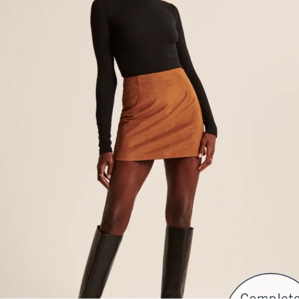 Abercrombie Suede Mini Skirt